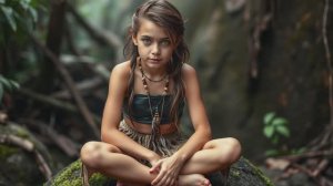 Дети в дикой природе