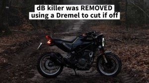Svartpilen 401's sound before/after dB killer removal