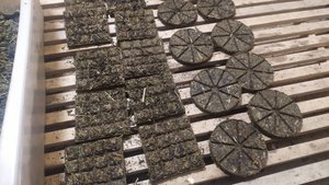 Скорость прессовки чая на оборудовании компании "Русский Север".