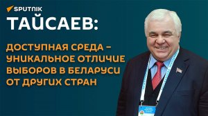 Тайсаев: я раньше нигде не видел такой доступной среды, как на выборах в Беларуси