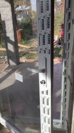 МОНТАЖ ПЛАСТИКОВОЙ ДВЕРИ в четверть в доме из техноблоков