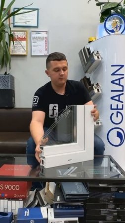 ПВХ профиль для окон IVAPER 70 #shorts