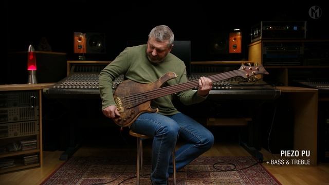 Bassculture 48 HB  Richter Piezo  Electronics - Maruszczyk Frog 5a Fretless 34