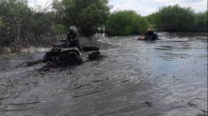 Бездорожье на квадроциклах. Болото.👽