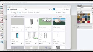 SketchUp.Как сделать быстро комнату.Урок:2