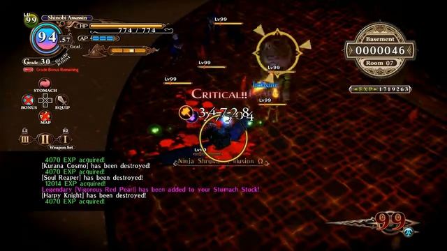 The Witch and the Hundred Knight - 81 - Tower of Illusion Lvl Max B44 - B49