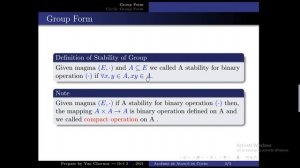 First Video: Talk about Group Form (Advanced Algebra)