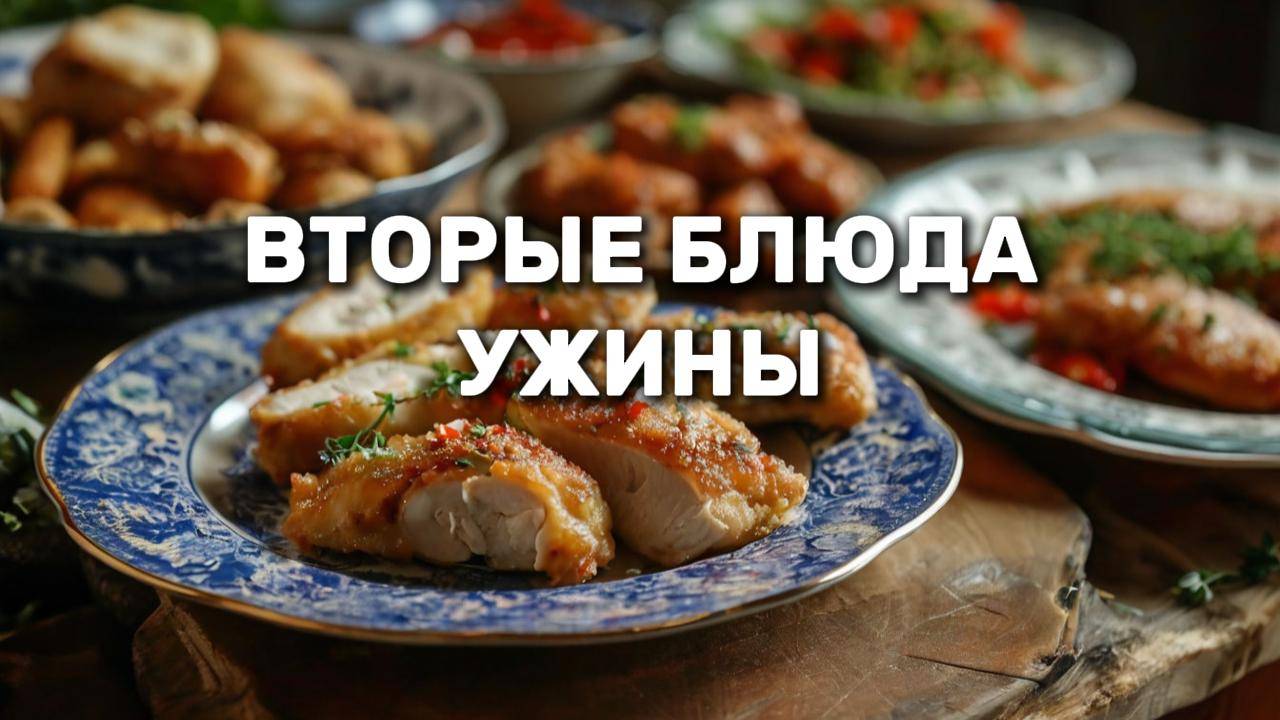 УЖИНЫ, ВТОРЫЕ БЛЮДА