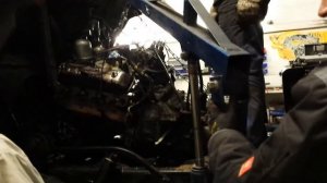 GAZ 66 Motor, снимаем ГАЗ 66 мотор