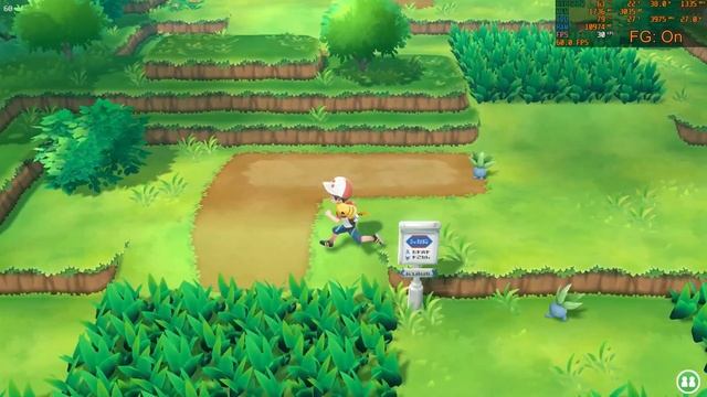 Pokémon: Lets Go Pikachu! 60fps Lossless Scaling - Yuzu - RX 6600M - R5 5600H - Lenovo Legion