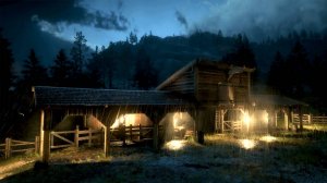 Расслабляющая 5-часовая атмосфера лесного дождя и грозы С БЕЛЫМ ШУМОМ