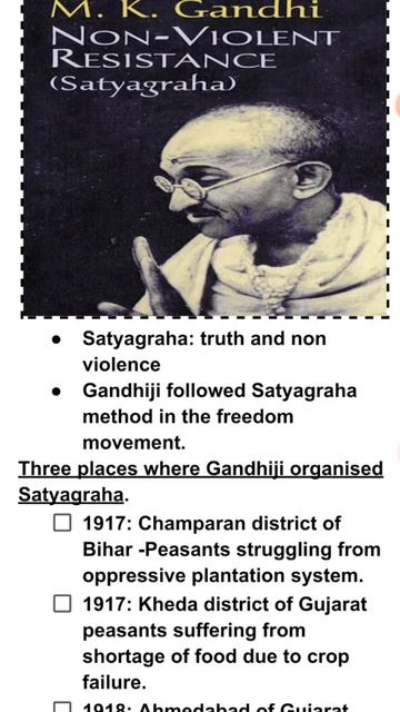The idea of Satyagraha| Gandhiji's Method to Protest #satyagraha #gandhiji #class10history #cbse