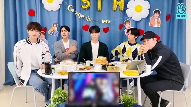211005 (ENG) SF9 5TH ANNIVERSARY Vlive -  영빈 인성 재윤 다원 유태양