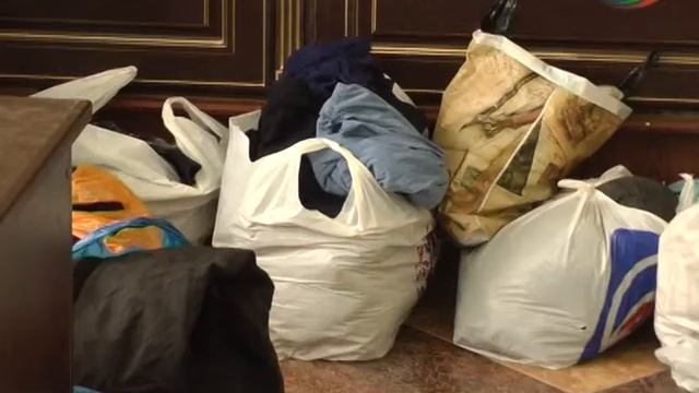 Центр гуманитарной помощи в горисполкоме.