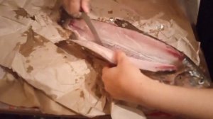 Разделка чира на слабосол👌