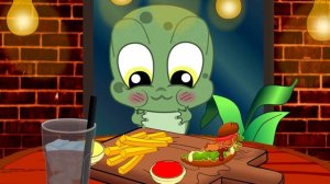 #kvakaanimation #food MUKBANG ANIMATION | Kvaka eating yummy burger 😋