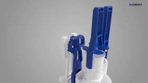 Geberit Typ 212 vypúšťací ventil (Samba, Sigma, Delta) - Inštalácia