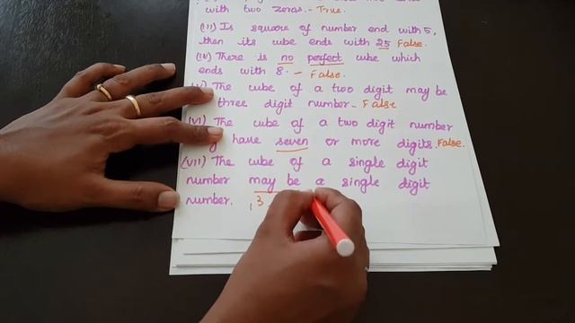NCERT Grade 8 || CBSE Class 8 - Cubes and Cube Roots Exercise 7.2 Question # 2,3 in Tamil
