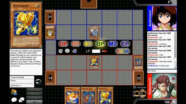 Dueling Network - Watt vs Destruction Deck (Charmer Forum Tourney Final match) смотреть онлайн