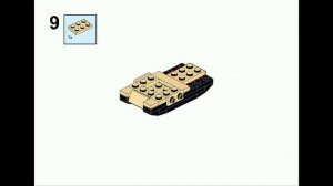 Lego mini tank Centurion Action X World of Tanks