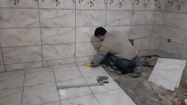 Çinli usulu seramik döşeme. harcli döşeme .ceramic flooring. #seramik #ceramics #granit #fayans смотреть онлайн