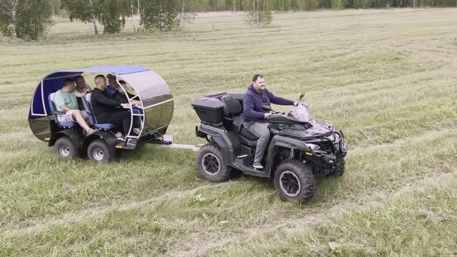 Прицеп для квадроцикла 4х местный смотреть онлайн
