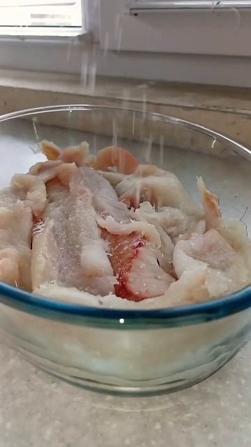минтай под шубой запечённый в духовке#рецепты #food #fish