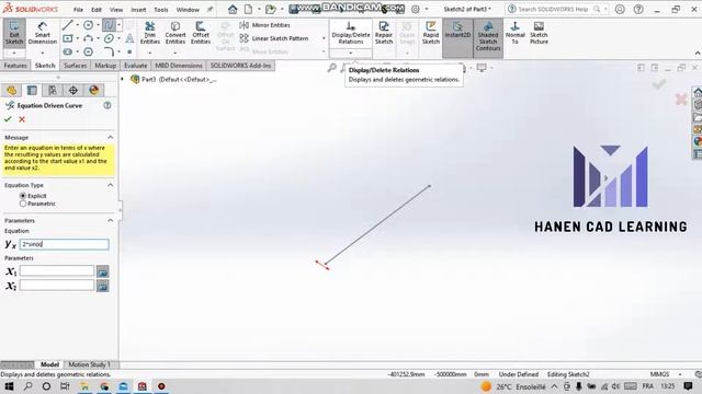 How to draw a spline with an equation in solidworks смотреть онлайн