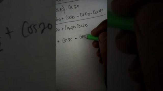 Hitunglah: 1cos 40  1cos 80 -1cos 20 RUMUS MAGIC