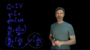 Relationship between current and voltage in capacitors