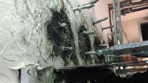 Инъектирование вводов под электро кабеля, акрилатным гелем Proflex 301.