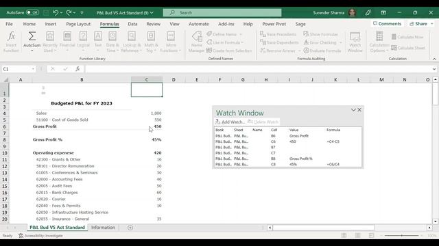 How to use Watch window in excel. Effective way to work big excel files through watch window