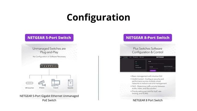 NETGEAR 5-Port vs 8-Port Gigabit PoE Switch: Which one to buy?