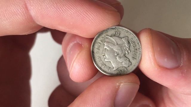 1865 Three Cent Error Coin USA смотреть онлайн