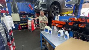 Audi Q8 мягкий гибрид, ZF8HP65A. Поддельные масла и поддоны ZF.