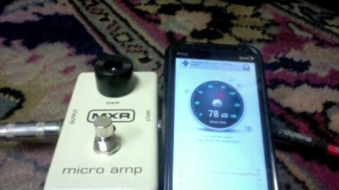 MXR Micro Amp Decibel Test