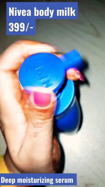 Body lotion for dry skin #nivea #bodylotion #cold #shorts #review#nourishment #body#skincare #skin