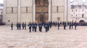 Развод караула в Кремле 20 апреля 2013