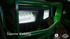 John Deere 4075R Compact Utility Tractor Cab from C & B