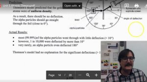 U5 Physics 30 Lesson 5 Notes on Models of the Atom