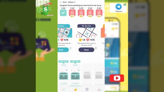 GUADAGNARE SOLDI GIOCANDO!!! (0.1 cent. Paypal) #guadagnareonline #givvy #soldionline смотреть онлайн