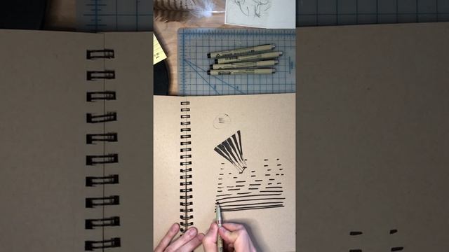 Line work/ Hatching with micron pens смотреть онлайн