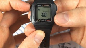 Обзор на часы Casio F-201WA-1A - видеообзоры недорогих часов от Watch-Forum.RU
