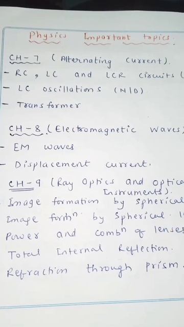 important topics for class 12th#ch-7,8&9#physics#utubeshorts#by PRAVEEN VICTORY ✌️ смотреть онлайн