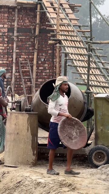 How to Add Rubble to a Concrete Mixer