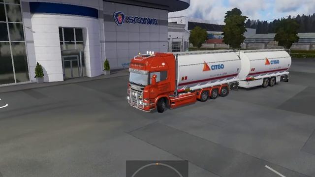 Scania Streamliner Citgo Tandem.