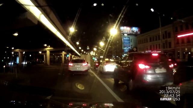 Видеорегистратор Каркам QS3 ночь ИМ www.cifrosky.ru смотреть онлайн