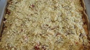 Пирог с крошкой и сливами. Маринкины творинки