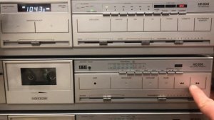 Telefunken HC 800 Cassettendeck war defekt zusammen mit dem Receiver HR 800 Baujahr circa 1982