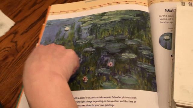 Nativity Art Projects: Monet inspired water lilies! смотреть онлайн